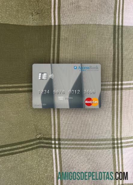 Libéria Access Bank Mastercard Photolook Front modelo